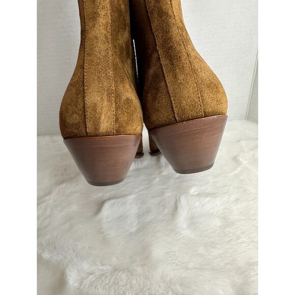 Saint Laurent brown Ankle Cowboy Boot Womens size EU 36.5 (US 6) - Picture 9 of 14
